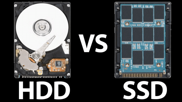 ổ cứng SSD và HDD